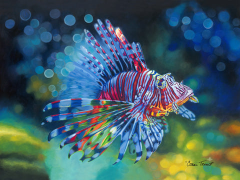 King Richard the Lion Fish -  Conni Treant - McGaw Graphics