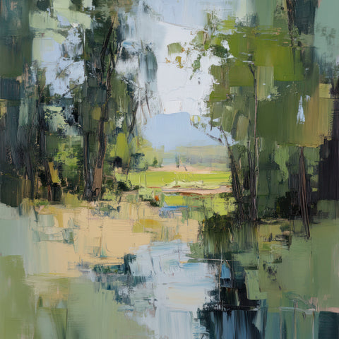 Brushstrokes of Green 4