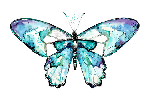 Watercolor Butterfly Dreams III -  Christine Zalewski - McGaw Graphics