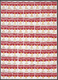 One Hundred Cans, 1962 (Framed) -  Andy Warhol - McGaw Graphics