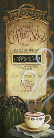 Coffee Shop menu -  Lisa Audit - McGaw Graphics