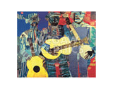 Three Folk Musicians, 1967 -  Romare Bearden - McGaw Graphics