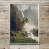 Bridal Veil Falls, Yosemite, ca 1871-73 -  Albert Bierstadt - McGaw Graphics