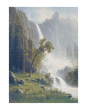 Bridal Veil Falls, Yosemite, ca 1871-73 -  Albert Bierstadt - McGaw Graphics