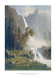 Bridal Veil Falls, Yosemite, ca 1871-73 -  Albert Bierstadt - McGaw Graphics