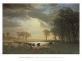The Buffalo Trail, c.1867 -  Albert Bierstadt - McGaw Graphics