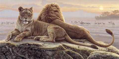 Lions of the Mara -  Kalon Baughan - McGaw Graphics
