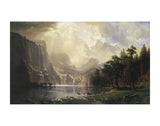 Among the Sierra Nevada, California, 1868 -  Albert Bierstadt - McGaw Graphics