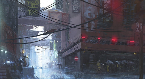 Japan Rain -  Stéphane Belin - McGaw Graphics