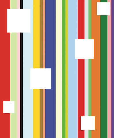 White Square on Stripe -  Dan Bleier - McGaw Graphics