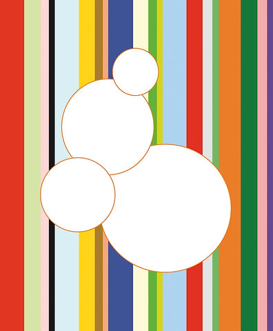 White Bubble on Stripe -  Dan Bleier - McGaw Graphics