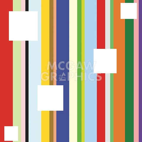 White Square on Stripe (detail) -  Dan Bleier - McGaw Graphics