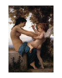 Girl Defending Herself Against Love -  William-Adolphe Bouguereau - McGaw Graphics