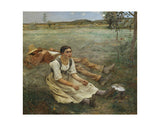Hay Harvest, 1877 -  Jules Bastien-Lepage - McGaw Graphics