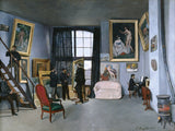The Painter’s Atelier in the rue de la Condamine, 1870 -  Frederic Bazille - McGaw Graphics