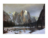 Cathedral Rock Yosemite -  Albert Bierstadt - McGaw Graphics