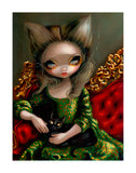 Princess with a Black Cat -  Jasmine Becket-Griffith - McGaw Graphics