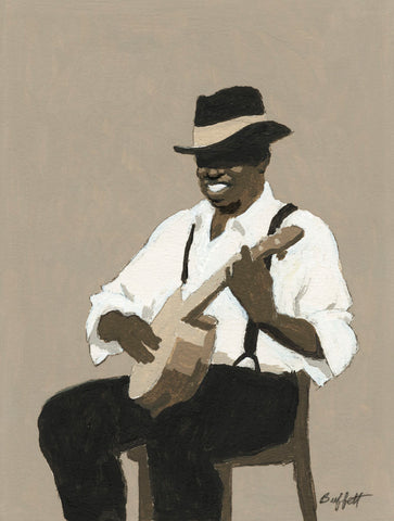 Banjo Player -  William Buffett - McGaw Graphics