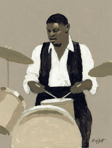 Jazz Drummer -  William Buffett - McGaw Graphics