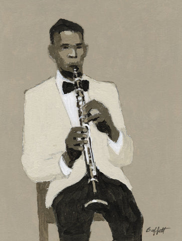Clarinet Player -  William Buffett - McGaw Graphics