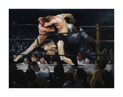 Stag at Sharkey’s, 1909 -  George Bellows - McGaw Graphics
