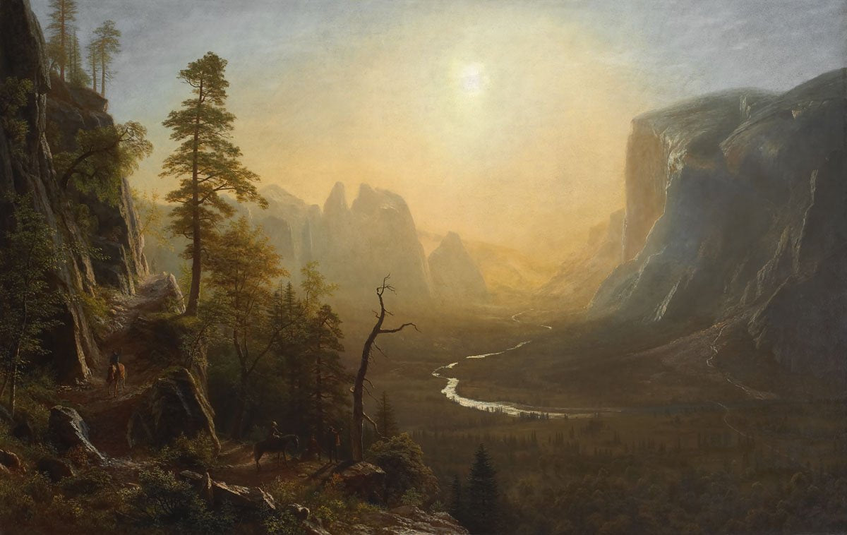 Yosemite Valley, Glacier Point Trail, ca. 1873 | McGaw Graphics