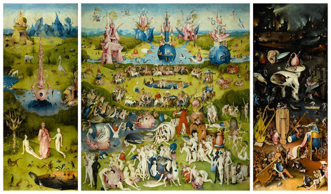 The Garden of Earthly Delights, 1490-1510 -  Hieronymus Bosch - McGaw Graphics