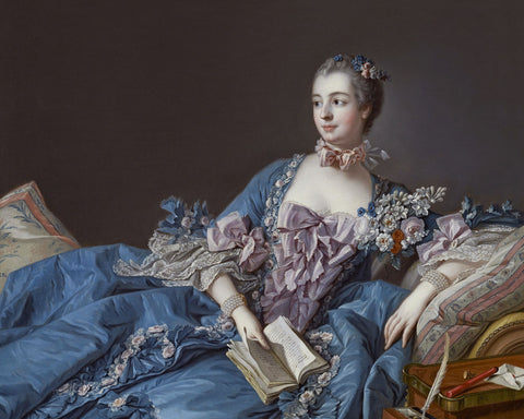 Madame de Pompadour, ca. 1758 -  Francois Boucher - McGaw Graphics
