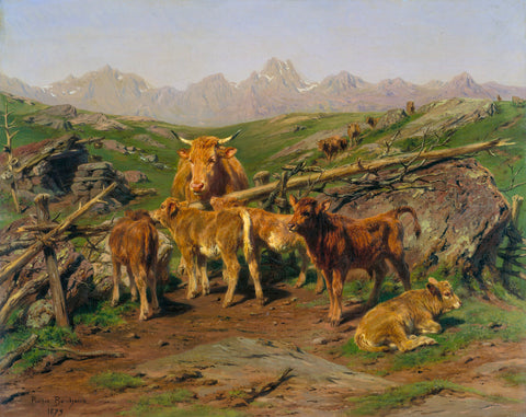 Calves -  Rosa Bonheur - McGaw Graphics