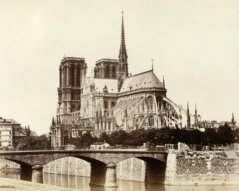 Notre-Dame, ca. 1860 -  Edouard Baldus - McGaw Graphics