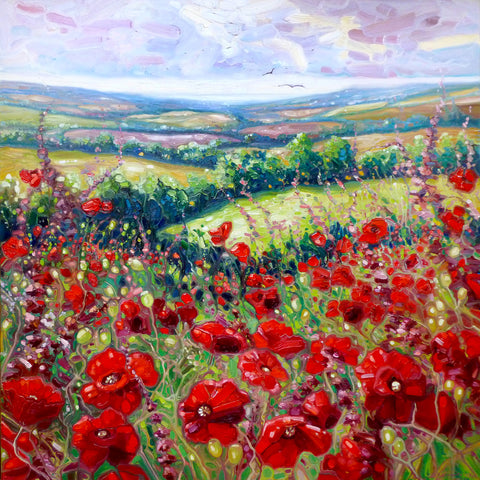Poppies in a Sussex Meadow -  Gill Bustamante - McGaw Graphics