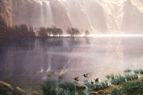 Among the Sierra Nevada, 1868 (detail I) -  Albert Bierstadt - McGaw Graphics