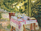 Table Set in a Garden -  Pierre Bonnard - McGaw Graphics