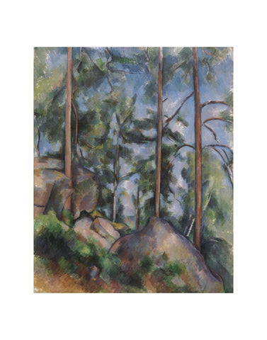 Pines and Rocks (Fontainebleau), c. 1897 -  Paul Cezanne - McGaw Graphics