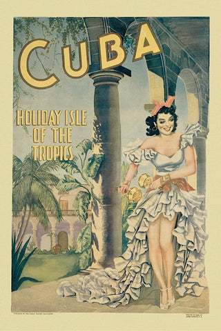 Cuba -  Vintage Poster - McGaw Graphics