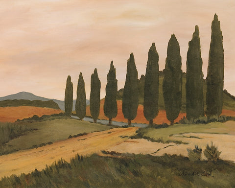 Shady Tuscan Road -  Jean Clark - McGaw Graphics