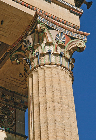 Corinthian Column III (color) -  Erin Clark - McGaw Graphics