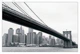 Manhattan from Brooklyn (b/w) -  Erin Clark - McGaw Graphics