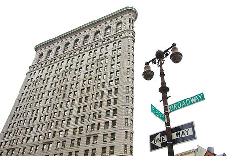 Flatiron Building with Lamp -  Erin Clark - McGaw Graphics