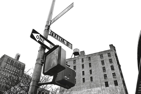 West Broadway and Franklin Street (b/w) -  Erin Clark - McGaw Graphics