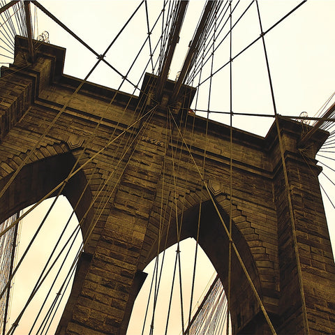 Brooklyn Bridge II (sepia) (detail) -  Erin Clark - McGaw Graphics