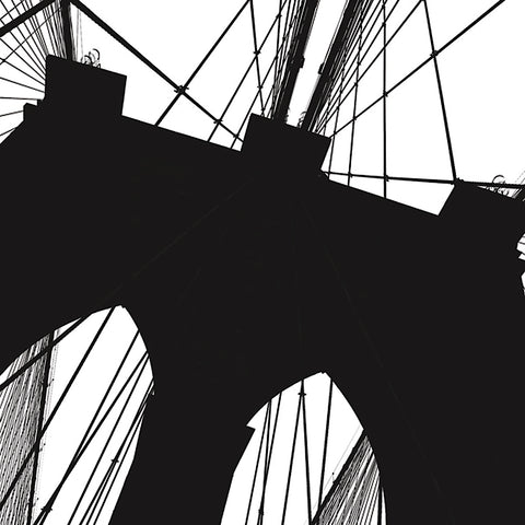 Brooklyn Bridge Silhouette (detail) -  Erin Clark - McGaw Graphics