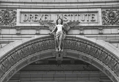 Drexel Angel (b/w) -  Erin Clark - McGaw Graphics