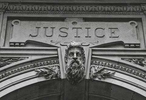 Justice (b/w) -  Erin Clark - McGaw Graphics