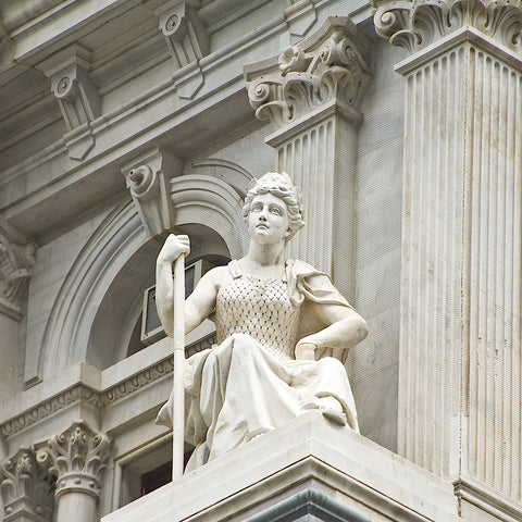 City Hall Sculpture (woman) -  Erin Clark - McGaw Graphics