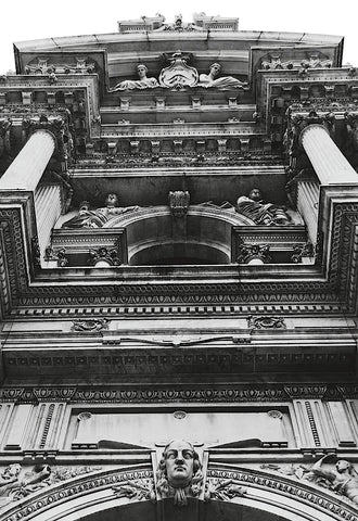 City Hall, Looking Up (b/w) -  Erin Clark - McGaw Graphics