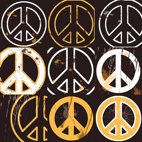 Peace Mantra (yellow) -  Erin Clark - McGaw Graphics