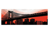 Manhattan Bridge Aura -  Erin Clark - McGaw Graphics