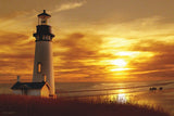 Lighthouse at Sunset -  Carlos Casamayor - McGaw Graphics