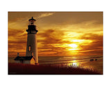 Lighthouse at Sunset -  Carlos Casamayor - McGaw Graphics